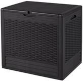 COSTWAY Auflagenbox, 96L Gartenbox Kissenbox wetterfest, bis 80kg belastbar
