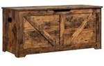 VASAGLE Sitzbank, Spielzeugtruhe, Sitztruhe, 80 / 100 (L&auml;nge) x 40 x 46 cm...