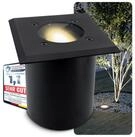 SSC-LUXon LED Gartenstrahler JUAVI Bodeneinbauleuchte IP67 schwarz mit GU10 3W