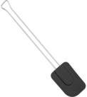 Metaltex Teigschaber Silikonteigschaber 29&times;5 cm mit Inoxgriff schwarz &ndash;...