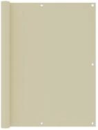 vidaXL Seitenmarkise 120 x 300 cm Balkon-Sichtschutz Creme 120x300 cm...