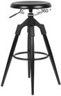 FINEBUY Barhocker Metall 72-80cm Tresenhocker H&ouml;henverstellbar Barstuhl Modern