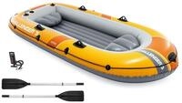 Intex Schlauchboot 66313, (Set, -, mit 2 Paddeln und Luftpumpe), Komplett Set...