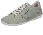 Rieker Sneaker Schn&uuml;rschuh, Halbschuh, Freizeitschuh mit Perforation gr&uuml;n 36...