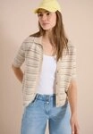 CECIL Strickjacke Kurzarm Cardigan mit Polokragen