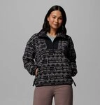 Columbia Rollkragenpullover Sequoia Grove Printed Half Zip BLACK, HORIZONS