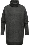 Ragwear Strickpullover Lynea Remake Damen Rollkragenpullover aus Strick