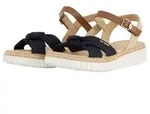 TOM TAILOR Shoes Licence Sandale (1-tlg) Sandalen mit Bast-Details blau 39 EU