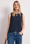 STREET ONE V-Shirt aus strecthigem Viskosematerial