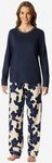 Schiesser Pyjama Comfort (2 tlg) Schlafanzug, Pyjama Set, Nachtw&auml;sche