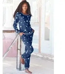 Vivance Dreams Pyjama (Set, 2 tlg) mit Sternedruck blau 40/42