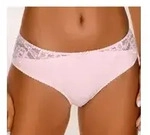 LASCANA Tanga Vittoria mit Spitzeneins&auml;tzen rosa 32/34