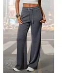 French Connection Loungepants in gerippter Strickoptik grau 48/50