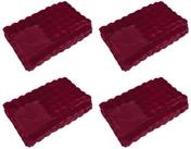 vidaXL Bett&uuml;berwurf Rutschfeste Decke aus Kunstkaninchenfell Olite 4 pcs...