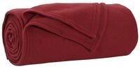 vidaXL Bett&uuml;berwurf &Uuml;berwurfdecke Bordeauxrot 200 x 150 cm Fleece