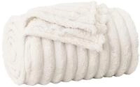 vidaXL Bett&uuml;berwurf &Uuml;berwurfdecke Creme 200 x 150 cm Fleece