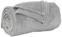 vidaXL Bett&uuml;berwurf &Uuml;berwurfdecke Grau 130 x 150 cm Fleece