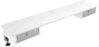 Duronic Schreibtischaufsatz DD2 WE Schreibtischaufsatz f&uuml;r 2 Monitore,...