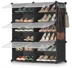 SONGMICS Schuhregal Schuhschrank, 30 x 40 x 30 cm pro Fach, f&uuml;r Flur,
