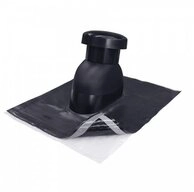 Kl&ouml;ber Dachdurchf&uuml;hrung Metalldach Universal L&uuml;fterhaube &Oslash; 125mm 56 x 50 cm...
