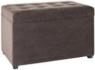 HAKU Sitztruhe Truhe - anthrazit - MDF, Textilgewebe - H. 42cm x B. 58cm -...