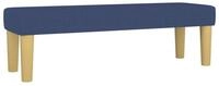 vidaXL Sitzbank Sitzbank Blau 100x30x30 cm Stoff