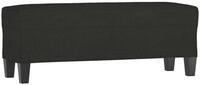 vidaXL Sitzbank Sitzbank Schwarz 100x35x41 cm Stoff