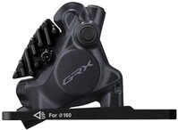 Shimano Scheibenbremse SHIMANO Bremssattel GRX BR-RX410 VR mit Adapter -