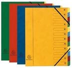 EXACOMPTA Organisationsmappe Exacompta Omappe 12tlg A4 m GZ bedr F Harm st