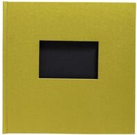 EXACOMPTA Fotoalbum Fotoalbum 30S schwarz 25x25 cm Pop'N Co - Limettengr&uuml;n -...