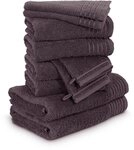 M&ouml;ve Handtuch Set New Classic, Walkfrottier (10-St), Waschhandschuhen, G&auml;ste-,