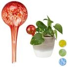 relaxdays Tropfer Bew&auml;sserungskugel 2er Set Glas, (2-tlg), rot