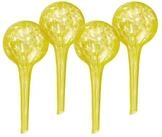 relaxdays Bew&auml;sserungskugel Glas 4er Set, gelb