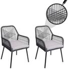 MCW Gartenstuhl MCW-O12-S (2 St), Abnehmbare und waschbare Bez&uuml;ge bei max....