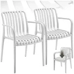 tectake Gartenstuhl Balkonstuhl, stapelbar, Belastbarkeit 120 kg, 54,5 x 58 x...