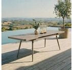 IDIMEX Gartentisch SUNNY, Outdoor Tisch Terasse ausziehbar, wetterfest & UV