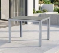 Gardissimo Gartentisch Soul rechteckig silber 100 x 70 cm (Spar-Set, 1-St., 1