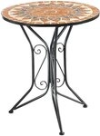Kobolo Beistelltisch Gartentisch Mosaiktisch Metalltisch H70 cm D60 cm...