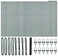 vidaXL Gartenzaun Ground Fix Geschwei&szlig;ter Drahtzaun 100 x 1,4 m (B x H), (1-St)