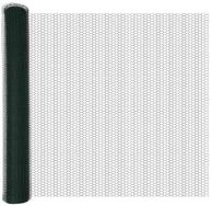 vidaXL Gartenzaun Hexagonzaun Gr&uuml;n 1 x 50 m PVC, (1-St)