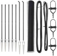 vidaXL Gartenzaun Schwei&szlig;drahtzaun mit Spikes 10 x 1,2 m (B x H), (1-St)