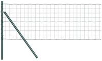 vidaXL Gartenzaun Ground Fix Geschwei&szlig;ter Drahtzaun 25 x 0,8 m (B x H), (1-St)
