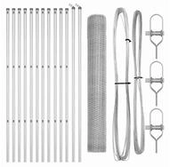 vidaXL Gartenzaun Ground Fix Geschwei&szlig;ter Drahtzaun 25 x 1,2 m (B x H), (1-St)