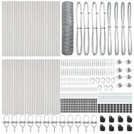 vidaXL Gartenzaun Schwei&szlig;drahtzaun mit Spikes 100 x 0,8 m (B x H), (1-St)