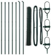 vidaXL Gartenzaun Ground Fix Geschwei&szlig;ter Drahtzaun 10 x 1,2 m (B x H), (1-St)