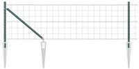 vidaXL Gartenzaun Schwei&szlig;drahtzaun mit Spikes 50 x 0,4 m (B x H), (1-St)