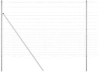 vidaXL Gartenzaun Ground Fix Geschwei&szlig;ter Drahtzaun 25 x 1,6 m (B x H), (1-St)