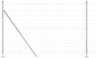 vidaXL Gartenzaun Geschwei&szlig;ter Drahtzaun mit Betonfundament 25 x 1,6 m (B x H),