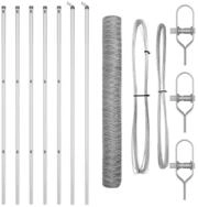 vidaXL Gartenzaun Ground Fix Geschwei&szlig;ter Drahtzaun 10 x 1,2 m (B x H), (1-St)