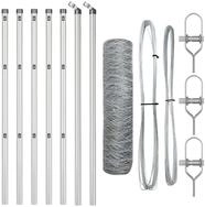 vidaXL Gartenzaun Ground Fix Geschwei&szlig;ter Drahtzaun 10 x 0,4 m (B x H), (1-St)
